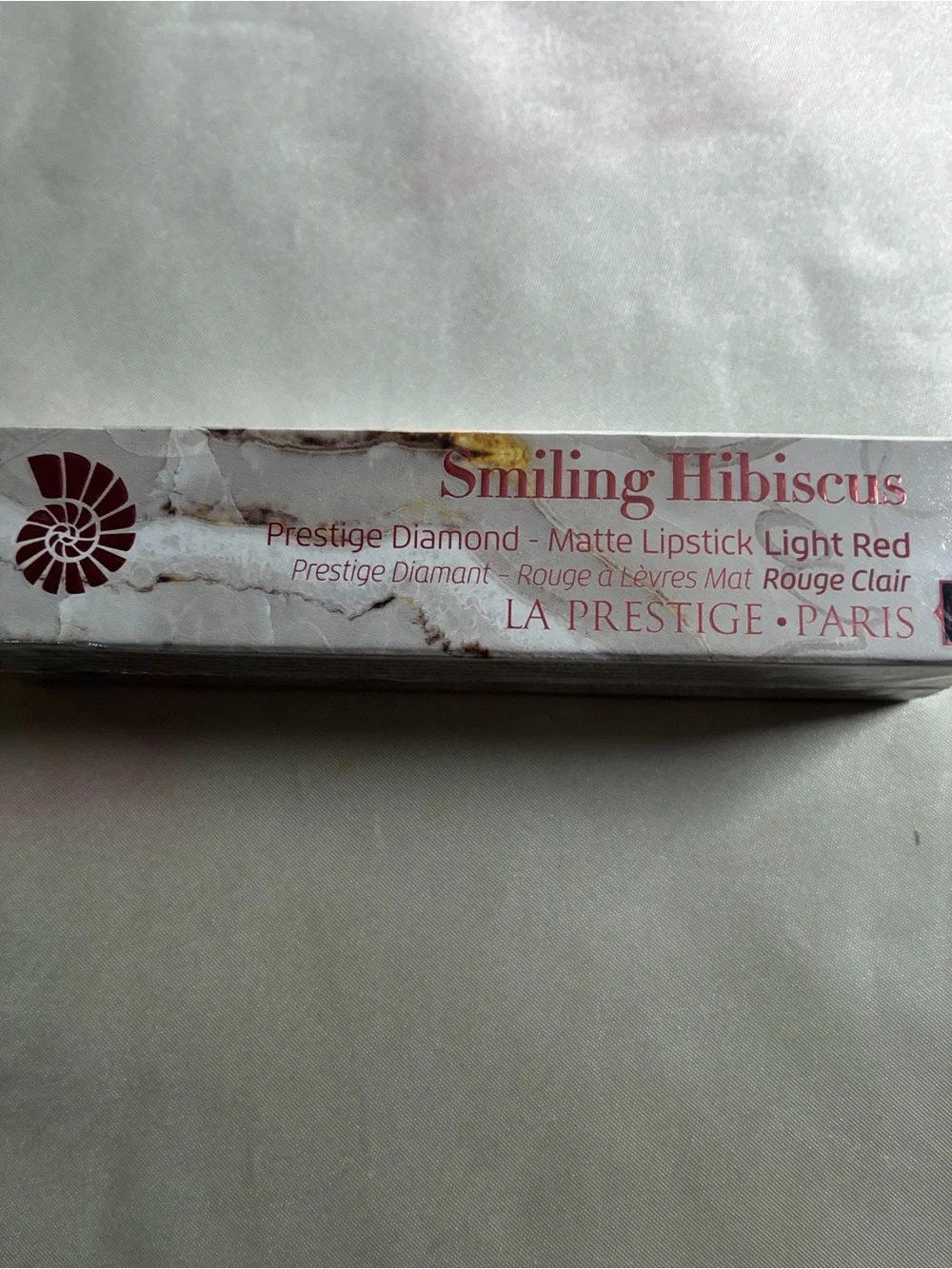 Smiling Hibiscus Matte Lipstick - Light Red by La Prestige Paris